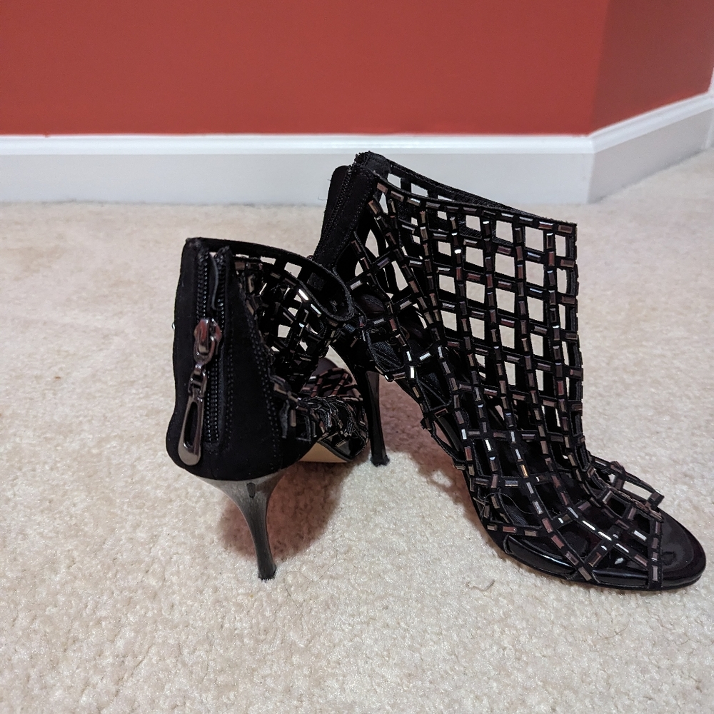 Blinged Heel Sandal